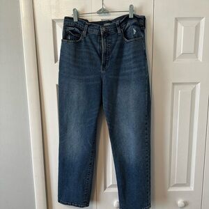 Old Navy Dark Blue Straight Leg Jeans